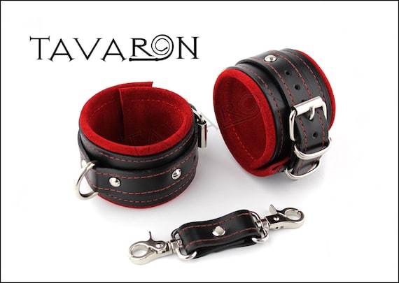 Leather restraints, Bondage restraints, Submissive restraints, Hogtie cuffs, BDSM cuffs
