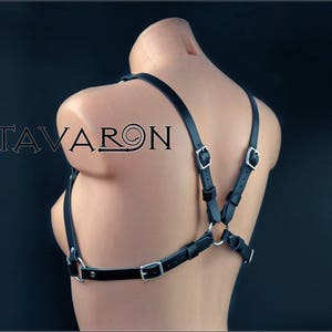 Leather pentagram harness image 4