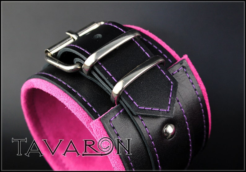 Läderfängelseset, läderbondageset, läder hogtie-set, bdsm-bojor bild 5