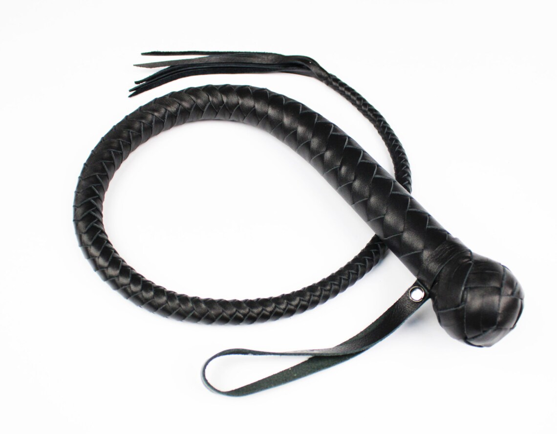 Leather Whip Leather Snake Whip Leather Signal Whip Leather Etsy