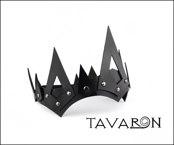Black leather crown clearance