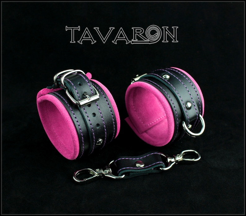 Läderfängelseset, läderbondageset, läder hogtie-set, bdsm-bojor bild 2