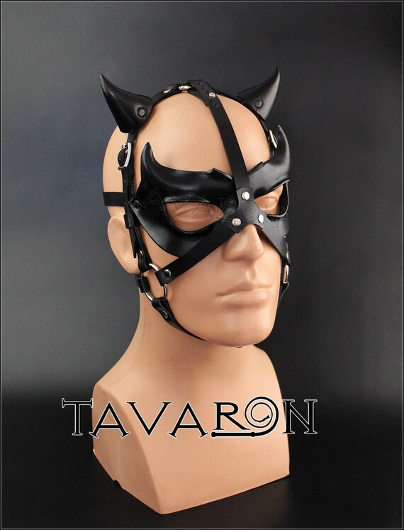 Leather Devil Mask