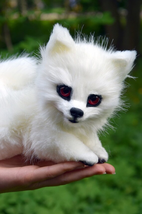 Direwolf Ghost From Game Of Thrones Wolf Toy Fantasy Etsy