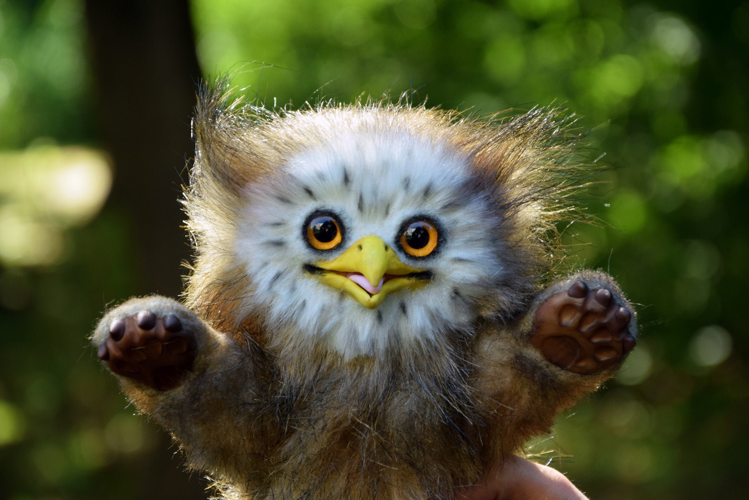 Owl Bear Fantasy creatures & pets toys from faux fur and Etsy