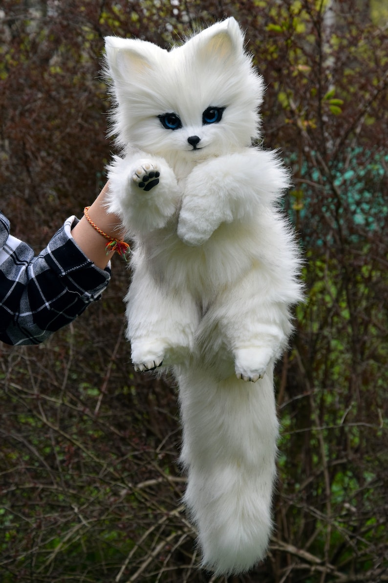 Arctic Fox Whimsical Animals &amp; Fantasy creatures from faux