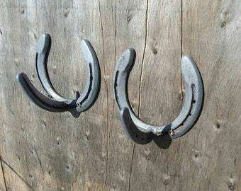 Horseshoe wall hook set (2) with free shipping!