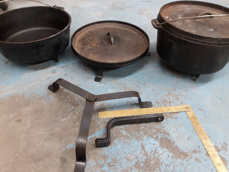 Dutch Oven Foldable Camp Cooking Trivet Hand Free Etsy