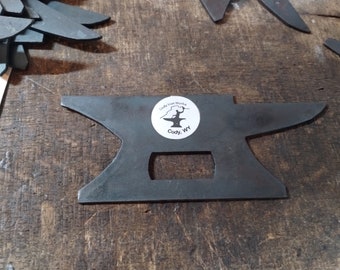 Anvil bottle opener