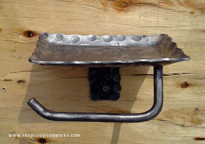 Towel and Paper Holder with Shelf 3