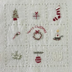 Merry Christmas 9 motifs to embroider