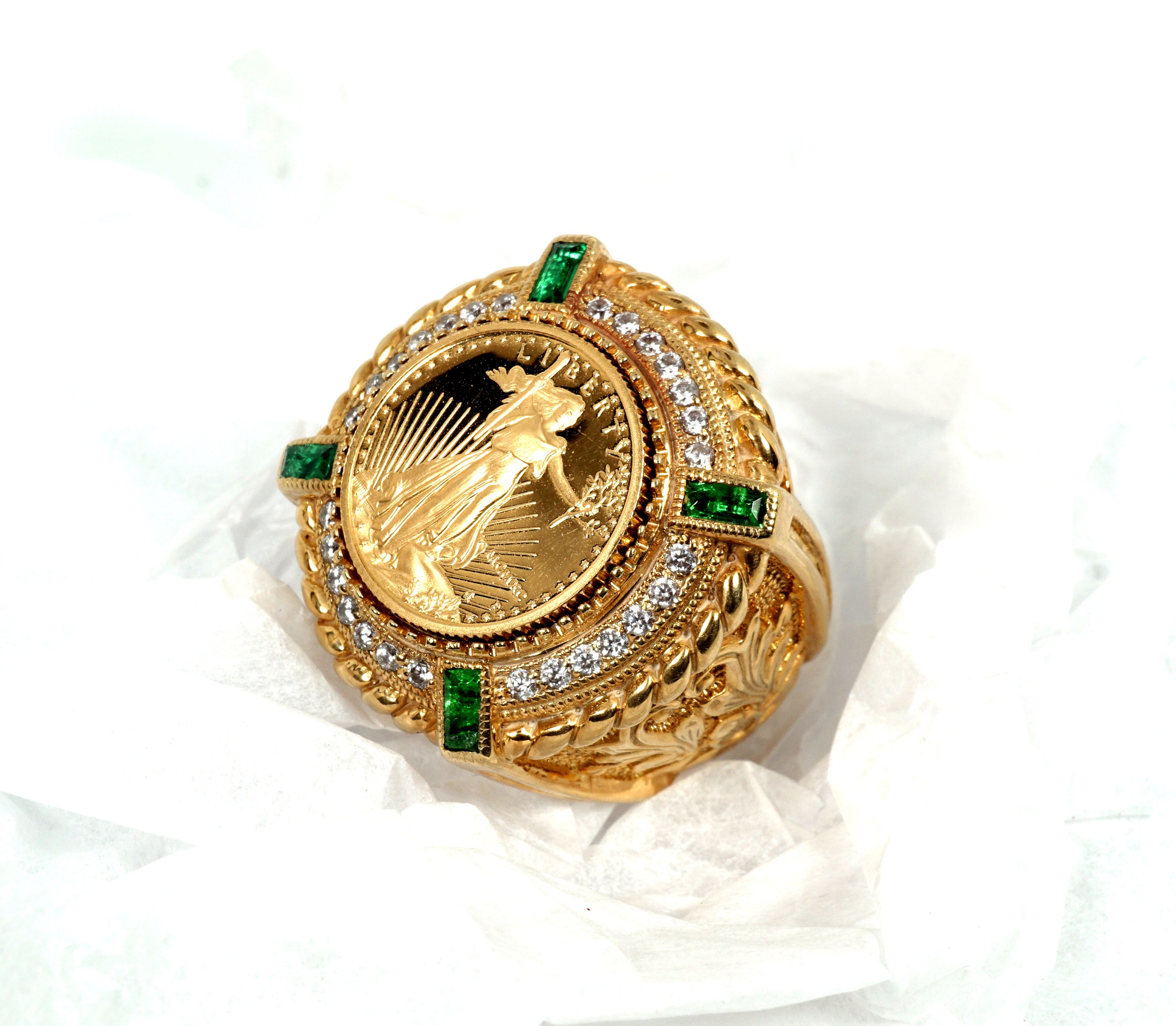 Big Men's Ring, Heavy Ring, Round Ring, Personalized Men's Ring,empire