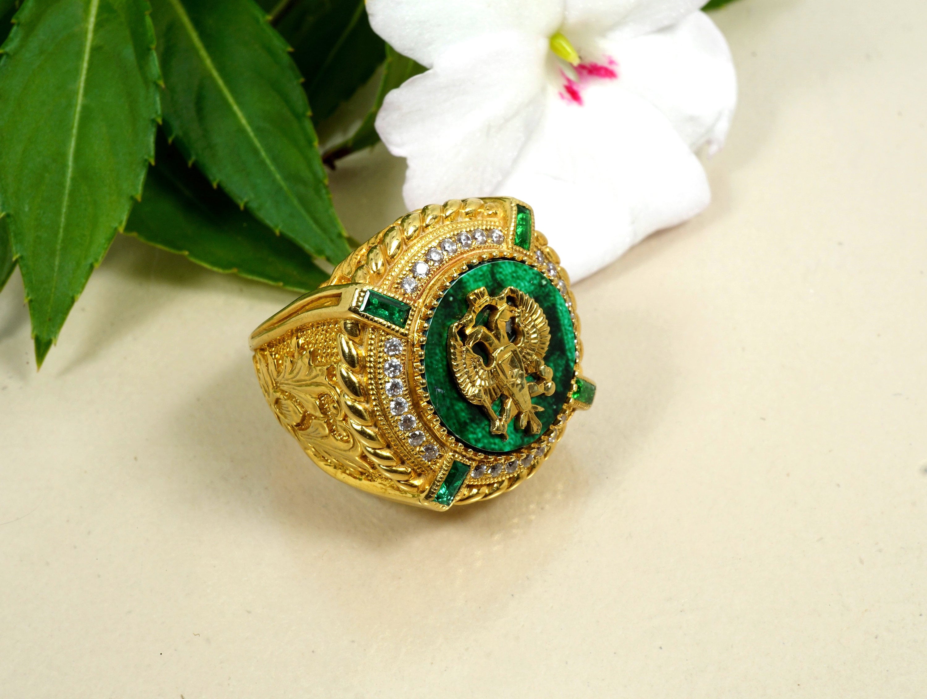 Big Men's Ring, Heavy Ring, Round Ring, Personalized Men's Ring,empire