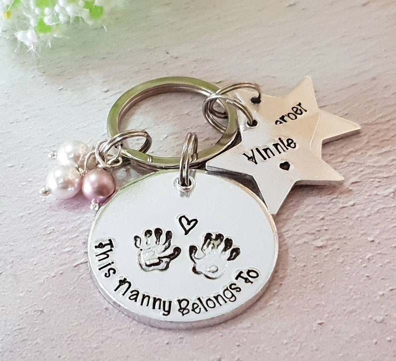 This nanny belongs to keyring nana gift mum gift | Etsy