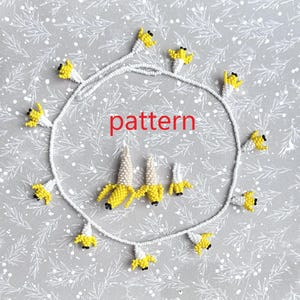 Beaded banana 3D tutorial /beading pattern / PDF / Fruits charm  three sizes /choker necklace