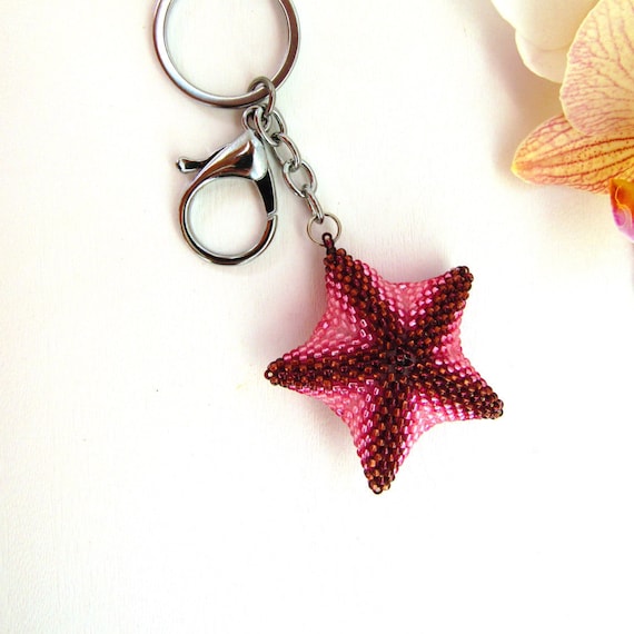 Starfish Bag Charm - Crochet Bag Accessories | Likha