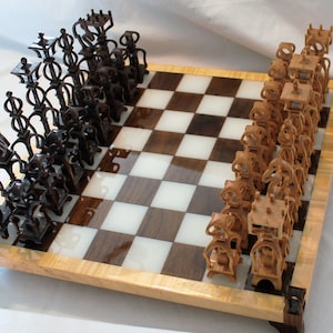 Scroll Saw Pattern: Advanced Chess Set #2