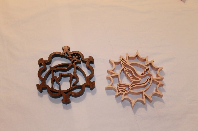 Scroll Saw Pattern Christmas Ornaments Snowflakes Package Etsy