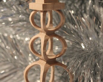 Scroll saw pattern, Christmas Ornament: Snowman