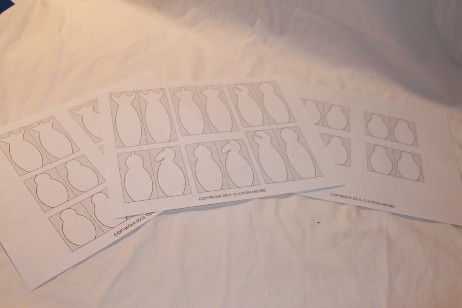 Scroll Saw Pattern: Chess Set Simple Etsy