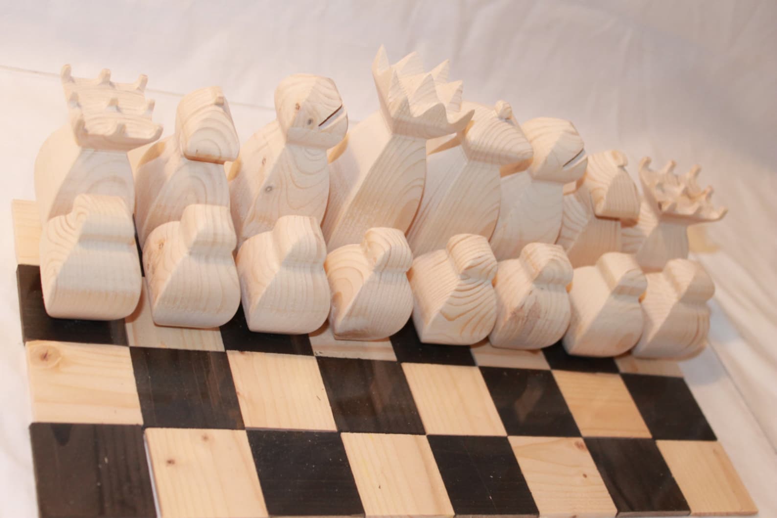 Scroll Saw Pattern Chess Set Simple. Etsy Canada