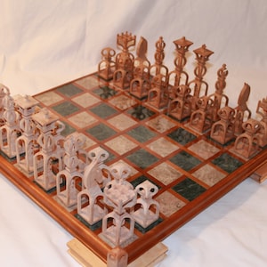 Scroll Saw Pattern: Advanced Chess Set