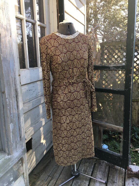 Gold Sheath Dress