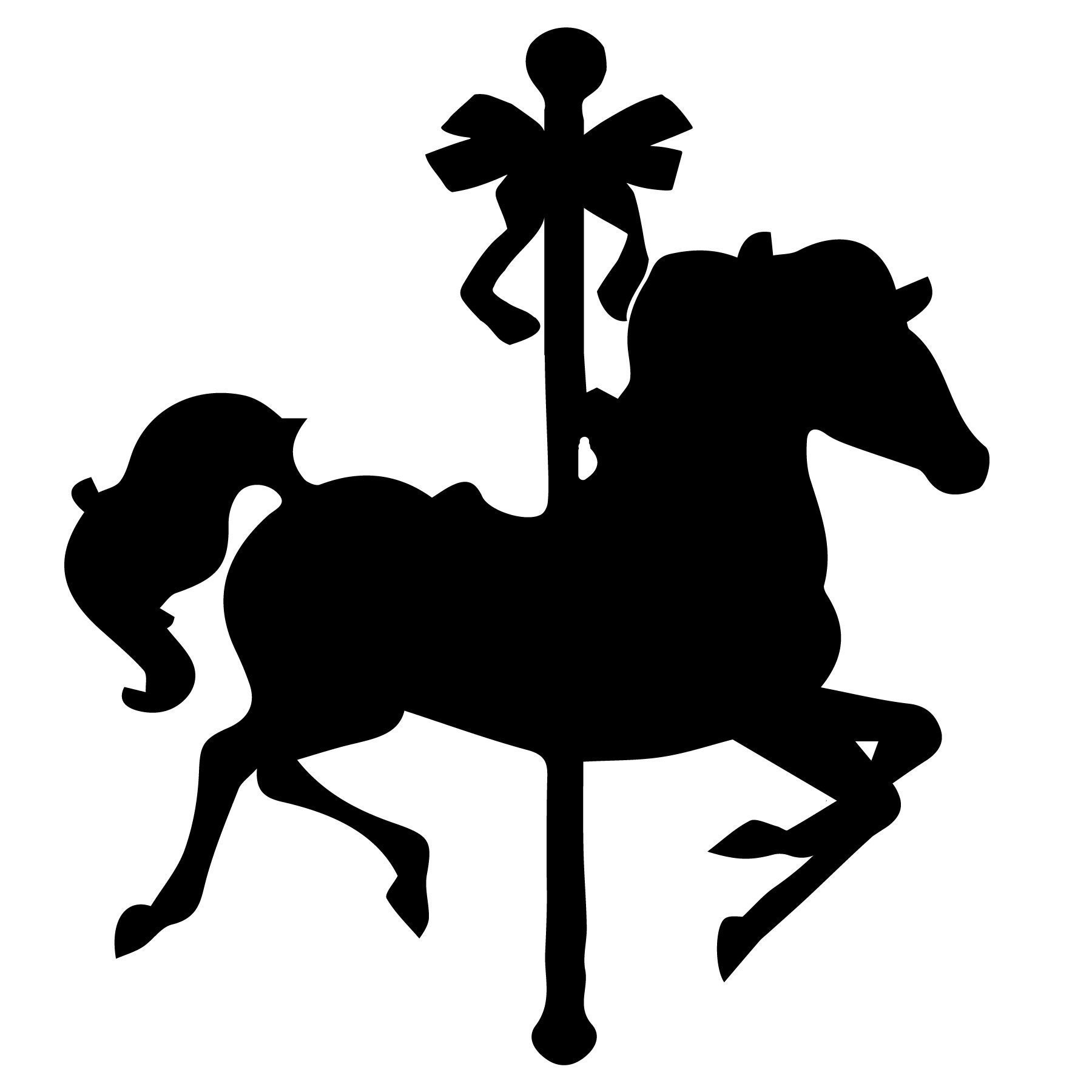 Download Carousel Horse Design SVG File Birthday Theme Design Baby ...