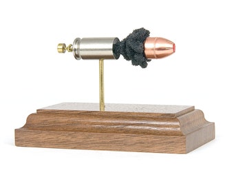 45 Auto Hornady Critical Defense 185gr FTX bullet ---  expanded police cartridge model training visual aid or desk accessory firearm safety