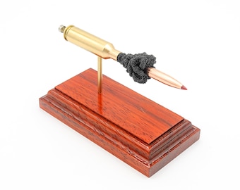 6mm Creedmoor with Hornady 103Gr ELD-X -- expanded cartridge ammo model bullet display desk accessory man cave decor gift for hunters