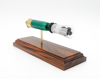 12GA Remington Buckshot 2-3/4" 00BK hagel Hagelpatrondisplay -- utökad ammunition ammunitionsmodell skrivbordstillbehör hjortjakttrofé