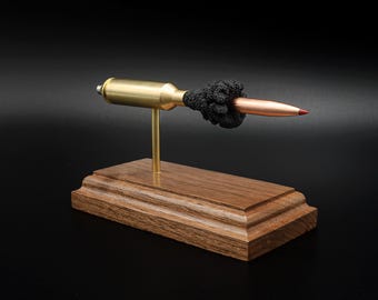 6.5 PRC (Precisionsgevärspatron) Hornady Match 147Gr ELD-M -- expanderad patron ammunition modell kula display skrivbordstillbehör