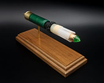 12GA Remington 3" Premier AccuTip 385gr Hagelgevär Slug hagelpatrondisplay -- utökad ammunitionsmodell för skrivbordstillbehör jakt