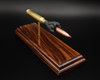 300 Weatherby Magnum 200gr Hornady ELD-X projektil -- utökad ammunition ammunitionspatron modell skrivbordsdisplay tillbehör present till omladdare