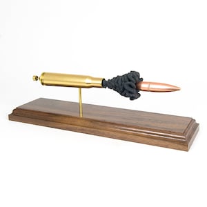 50 BMG - choice of FMJ / Hornady A-Max / Barnes Tac-LR - Expanded ammo bullet training model desk display office accessory military sniper