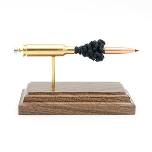 6.5 Creedmoor with Hornady 143Gr ELD-X and Lapua Brass -- expanded cartridge ammo model bullet display desk accessory man cave coolness