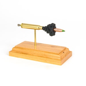 5.56x45 M855 Green Tip Ammo Model – Military Ballistic Display – Ammo Collector Gift – 223 Cartridge Exploded Bullet Desk Decor