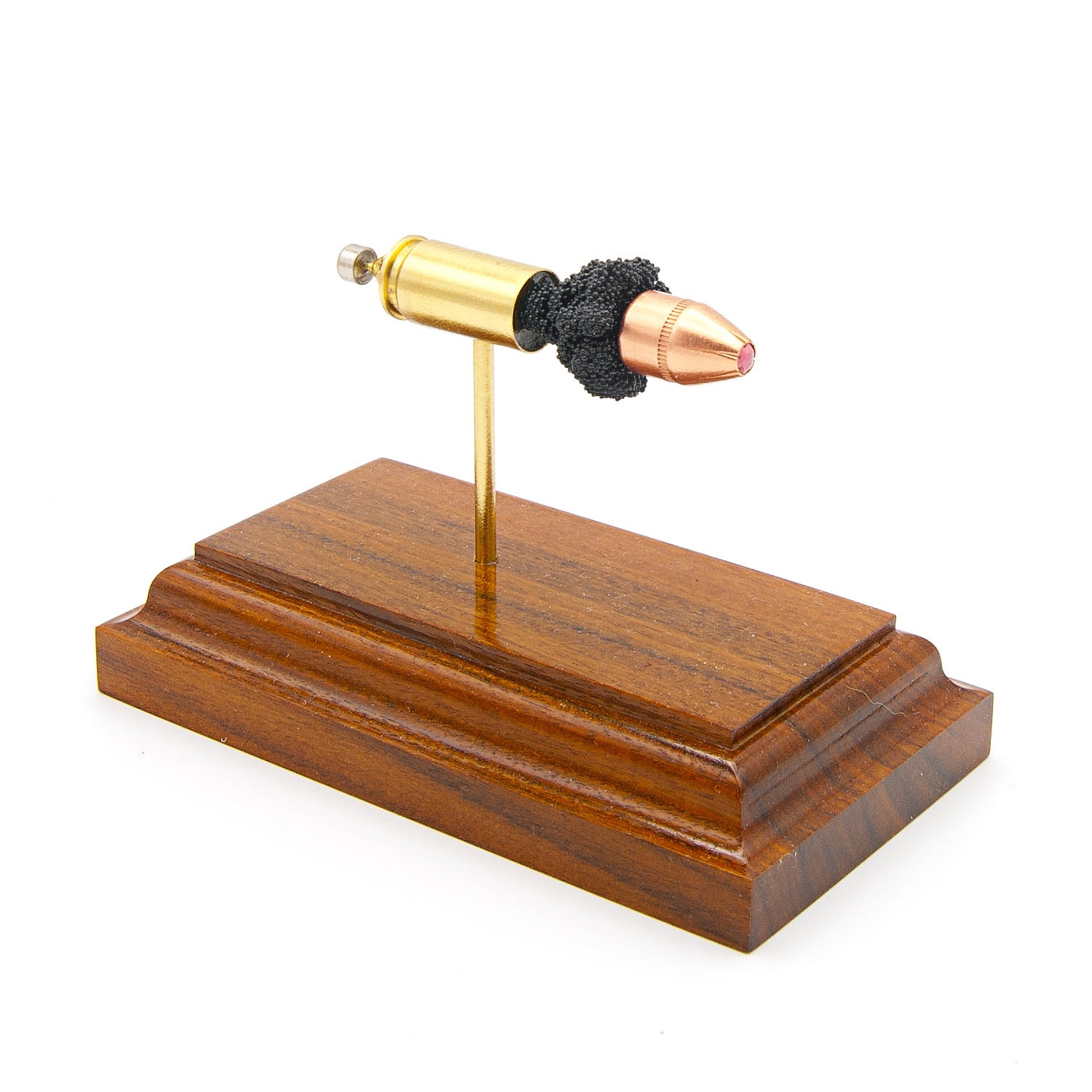 Brass Shotgun Cartridge Cap lapel Pin