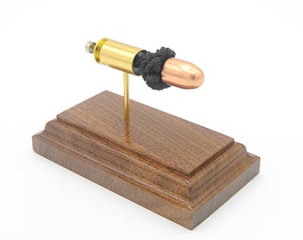 45 Auto Winchester 230gr Copper FMJ --- amunicja rozszerzona model naboju pocisku wyświetlacz biurko nauka pomoc wizualna prezent kryminalistyczny