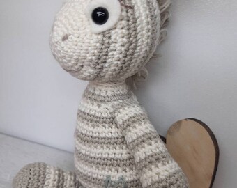 Zebee crochet zebra