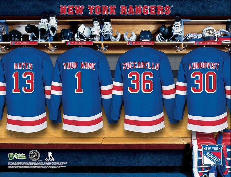 personalized ny rangers jersey
