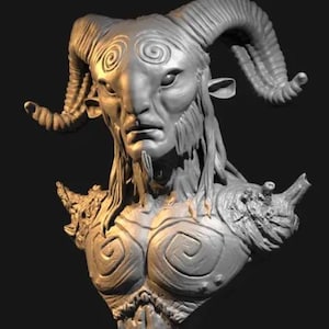 The Faun Bust | Multiple Sizes (S-XL) | Statues & Figures | Pan&#39;s Labyrinth