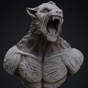 Werewolf Bust | Multiple Sizes (S-XL) | Statues & Figures | Halloween