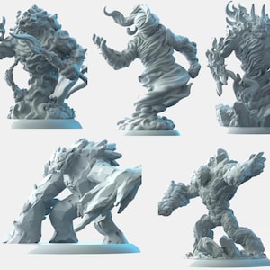 Nature Elementals- Resin Miniature for DnD, TTRPG, and Painters