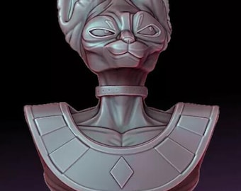 Lord Beerus Bust | Multiple Sizes (S-XL) | Statues & Figures | Dragon Ball Super