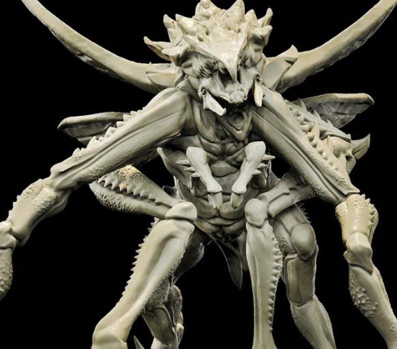 Kaiju Insect Insect Moto Kaiju- Resin Miniature for Dnd, TTRPG, and Painters - Etsy