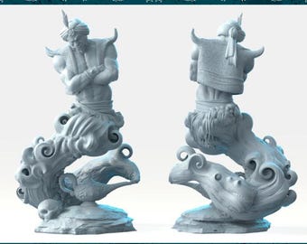 Genie/Djinn- Resin Miniature for DnD, TTRPG, and Painters