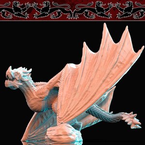 Wyvern Dragon- Resin Miniature for DnD, TTRPG, and Painters