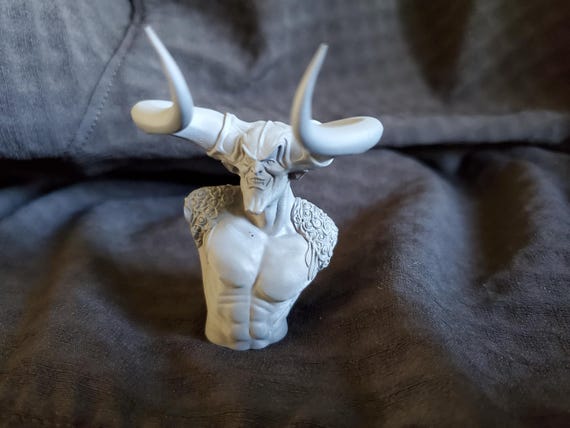 特大56cm 1994年製 チリ伝統 銅板アート ディアブロ 悪魔 彫金 魔除け Legend 1985 Dark Lord Bust | Multiple Sizes (S-XL) | Gothic