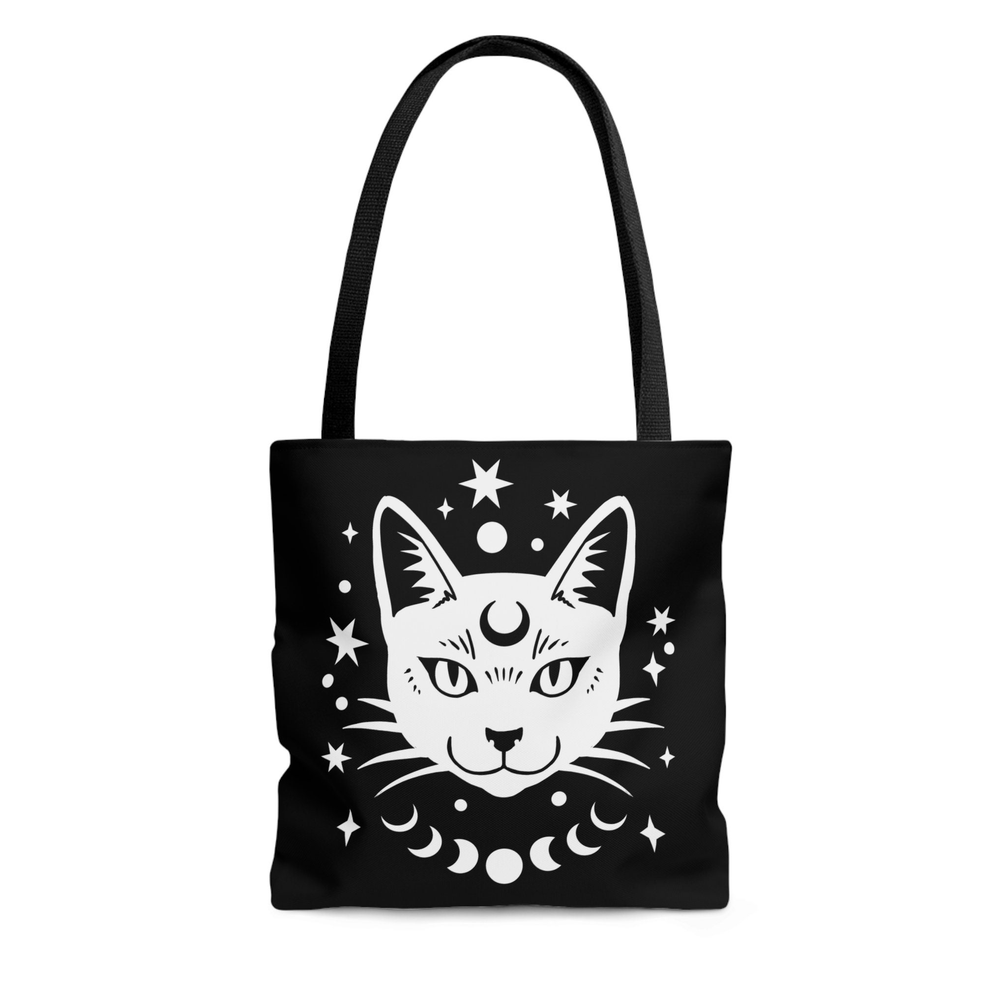 Cat Tote Bag Gothic Accesories Witchcore Grunge Aesthetic - Etsy